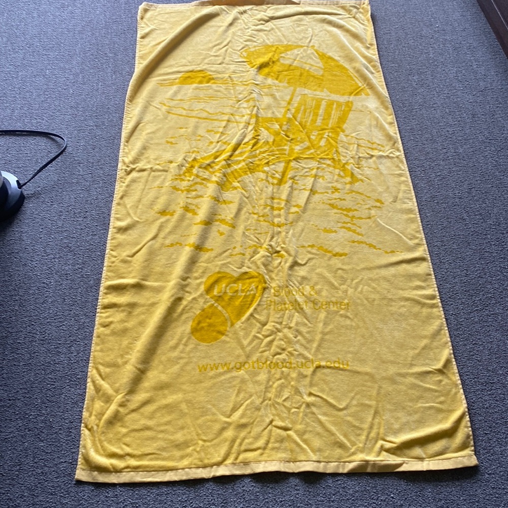 New 100% cotton Terry beach /spa towel UCLA